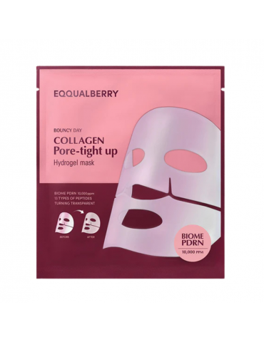 EQQUALBERRY - Collagen Pore-Tight Up Hydrogel Mask (30g)