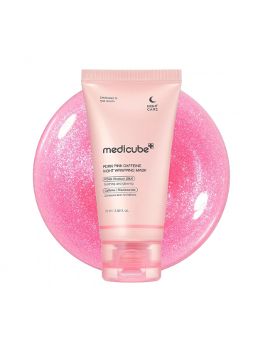 Medicube - PDRN Pink Caffeine Overnight Wrapping Mask (75ml)