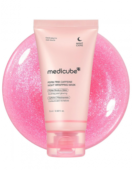 Medicube - PDRN Pink Caffeine Overnight Wrapping Mask (75ml)