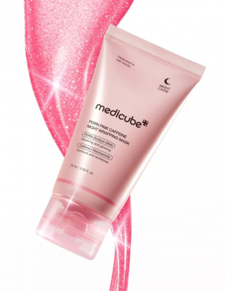 Medicube - PDRN Pink Caffeine Overnight Wrapping Mask (75ml)