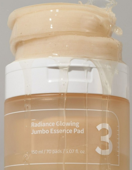 numbuzin - No.3 Radiance Glowing Jumbo Essence Pad (70EA)