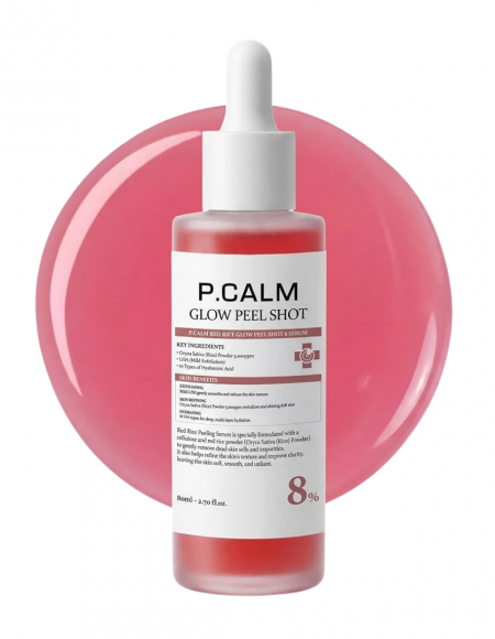 P.CALM - Red Rice Glow Peel Shot 8 Serum (80ml)