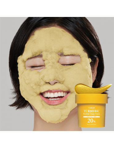 P.CALM - Turmeric Bubble Deep Mask (90g)