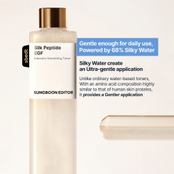 SUNGBOON EDITOR - Silk Peptide EGF Intensive Smoothing Toner (300ml)